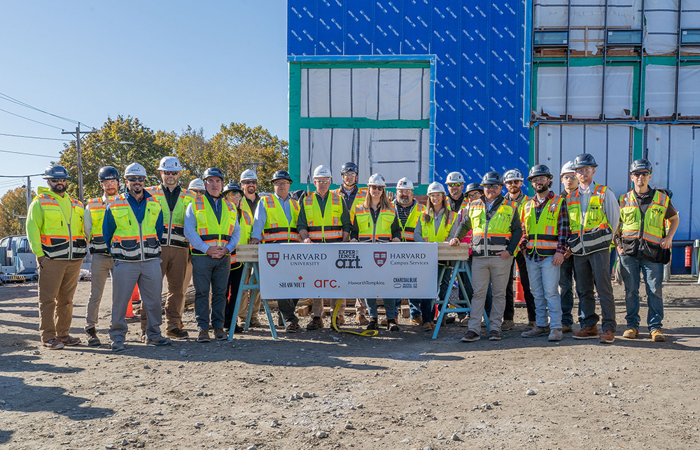 Shawmut Design and Construction reaches topping off milestone on the new home of the American Repertory Theater at Harvard University